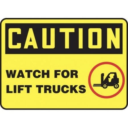 Accuform OSHA CAUTION Safety Sign BACK IN OR MVHR681XV MVHR681XV